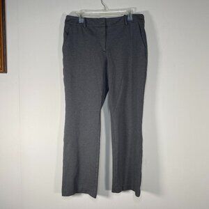 Talbots Soho Dress Pants Women's 12 Gray Business Office Rayon Blend